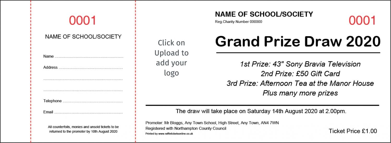 Raffle Tickets – Grand Prize Draw