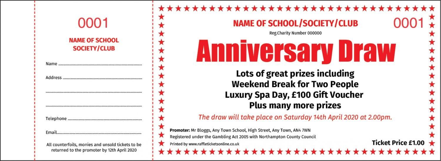 raffle ticket template