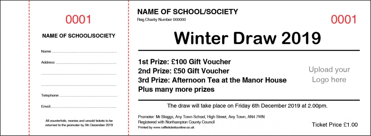 Christmas Raffle Tickets – Winter Draw