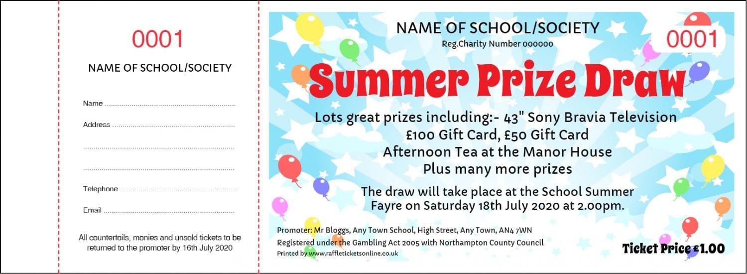 Summer Raffle Tickets