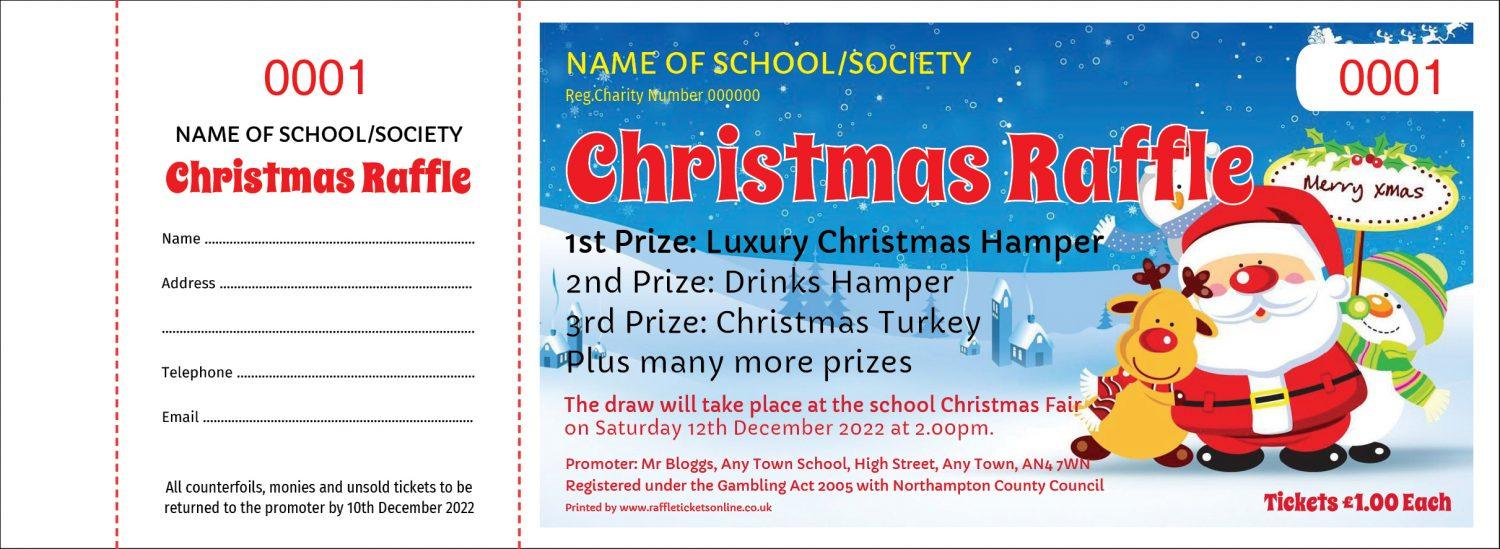 Christmas Raffle Tickets