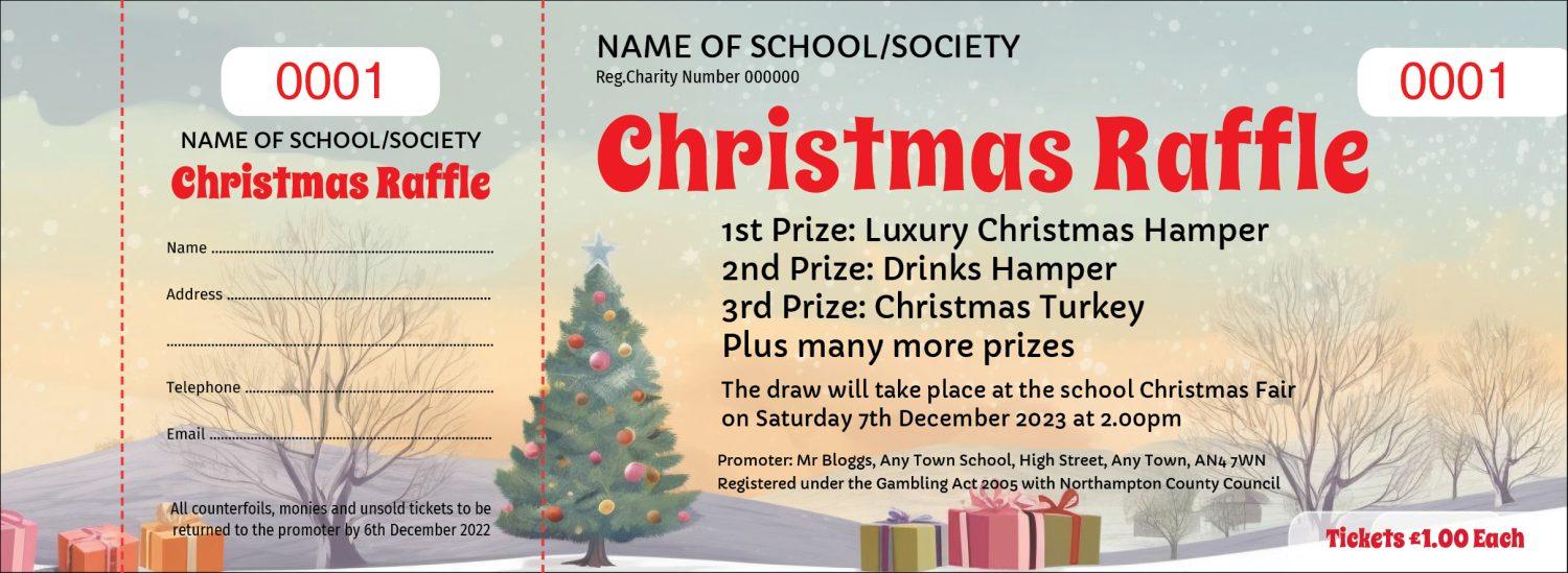 Christmas Raffle Tickets