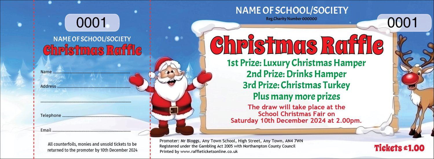 Christmas Raffle Tickets